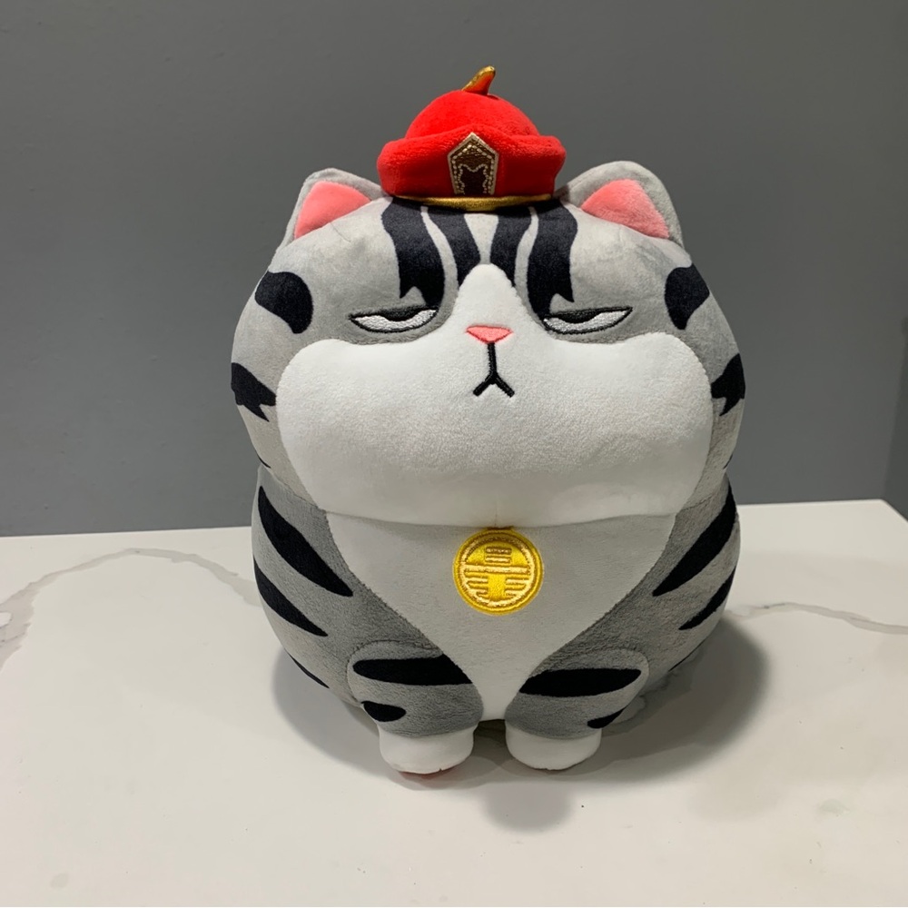 Moody Grumpy My Emperor Cat Plushie Royal Cat from Vietnam New